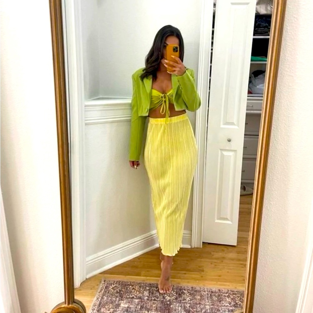 New 2-Piece Tube Top & Skirt Set